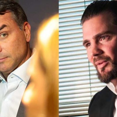 Flávio Bolsonaro e Daniel Vorcaro trocam mensagens com tom de apoio