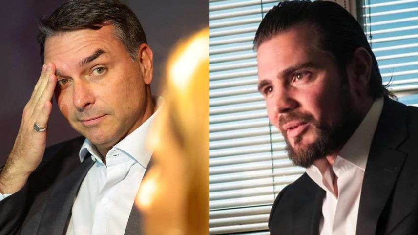 Flávio Bolsonaro e Daniel Vorcaro trocam mensagens com tom de apoio