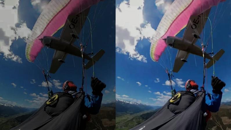 Praticante de parapente sobrevive a colisão com avião na Áustria