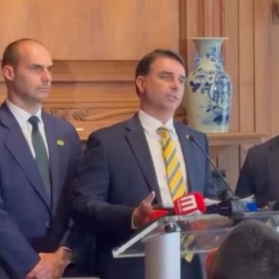 Flávio Bolsonaro diz que Lula fez convite à Casa Branca; ato falho repercute