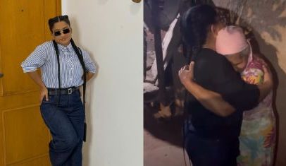 Ex-BBB Milena reencontra família e emociona avó com notícia de casa