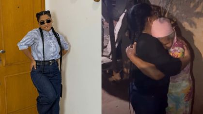 Tia Milena visita a família no interior de Minas Gerais