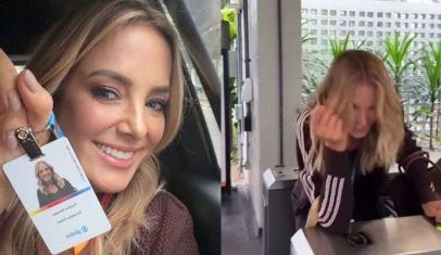 Ticiane Pinheiro é barrada na portaria da Globo