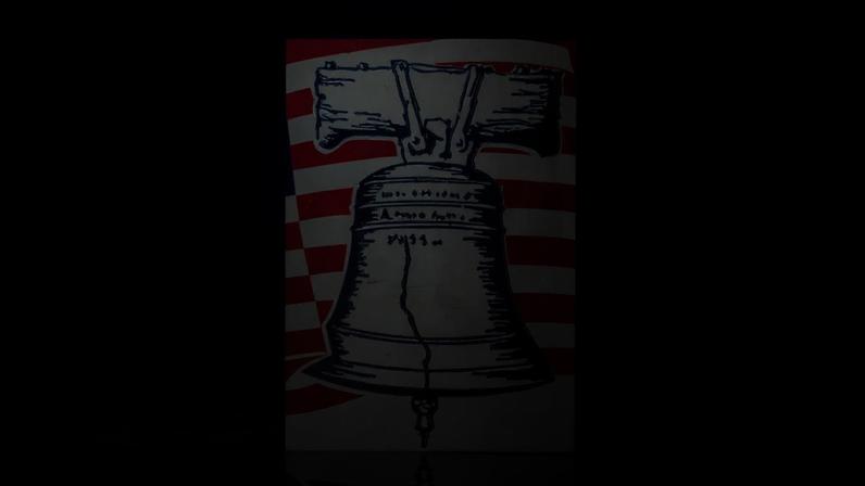 A Schmidt’s beer can with the signers of the Declaration of Independence printed on it and the tagline “The Beer for the Bicentennial.”