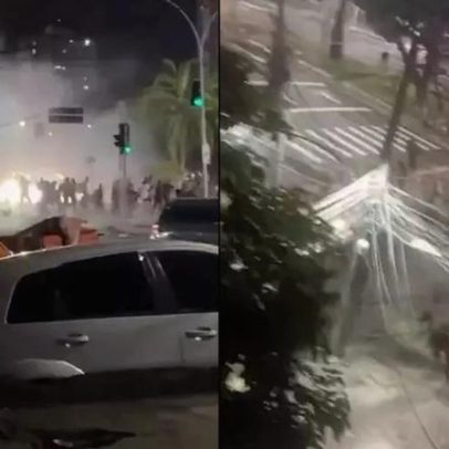 Torcedores são agredidos após Flamengo x Vasco; vídeos registram agressões