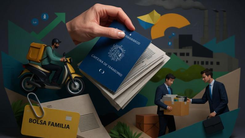 O mundo não está caminhando para o fim do trabalho. Está caminhando para o fim de trabalhar mal, sem produtividade, sem inteligência e sem propósito (Foto: Imagem criada utilizando Dall-E/Gazeta do Povo)