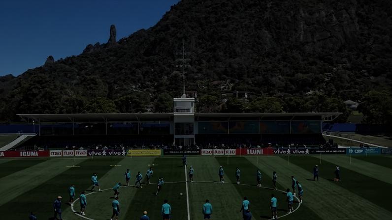 Treino da seleção brasileira na Granja Comary, em Teresópolis