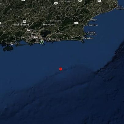 Tremor de magnitude 3,3 é registrado no litoral fluminense