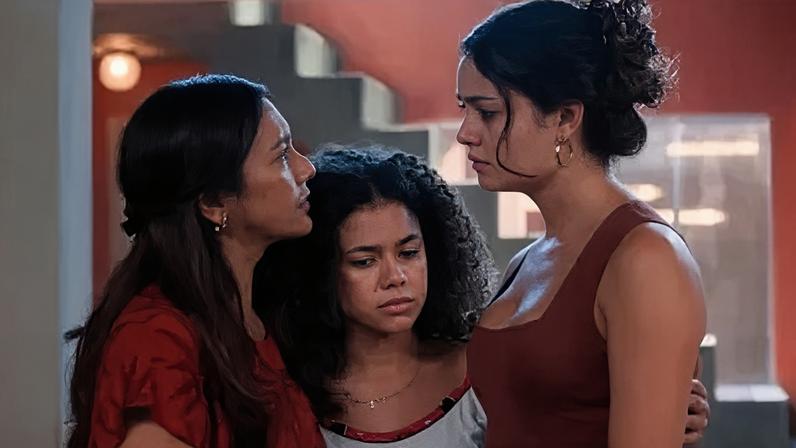 Lígia, Joélly e Gerluce em "Três Graças"