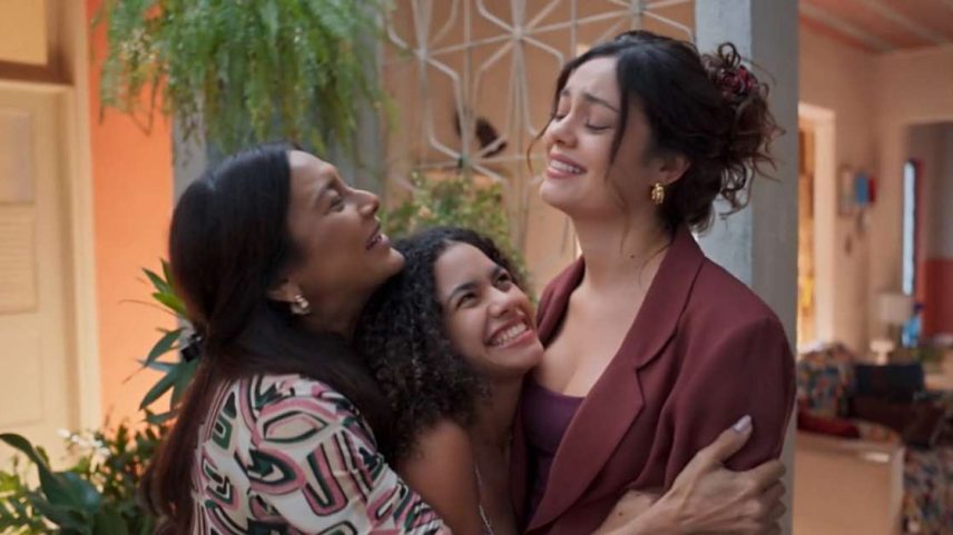 Lígia (Dira Paes), Joelly (Alana Cabral) e Gerluce (Sophie Charlotte): o protagonismo feminino funcionou em 'Três Graças'