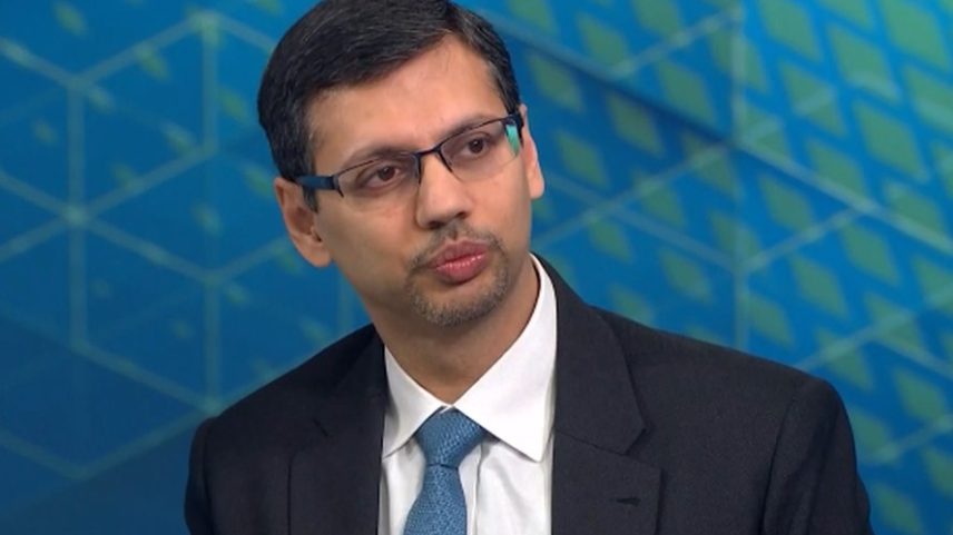 Kamakshya Trivedi, do Goldman Sachs, adota preço-alvo de 215 mil pontos para o Ibovespa em 12 meses — Foto: Reprodução/BloombergTV