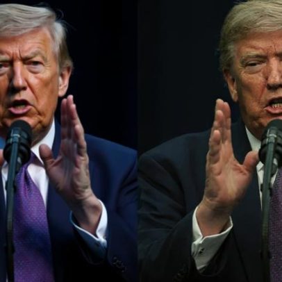 Trump publica imagem IA simulando ataque ao Estreito de Ormuz com Irã