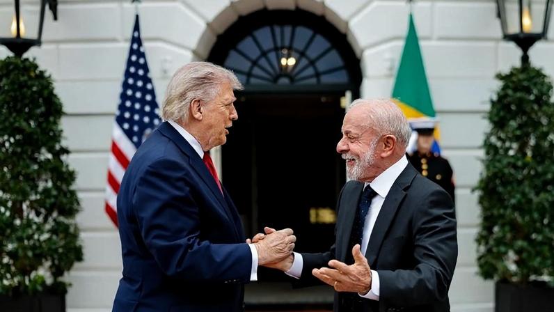 Trump e Lula na Casa Branca