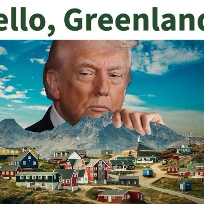 Trump retoma ofensiva à Groenlândia e posta montagem segurando ilha