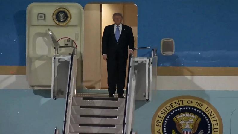 Trump chega a China