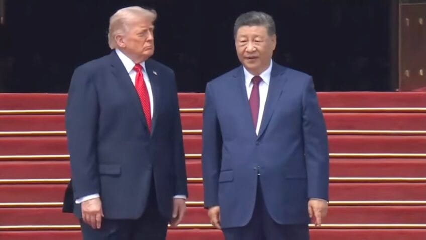 Donald Trump participa de recepção em Pequim