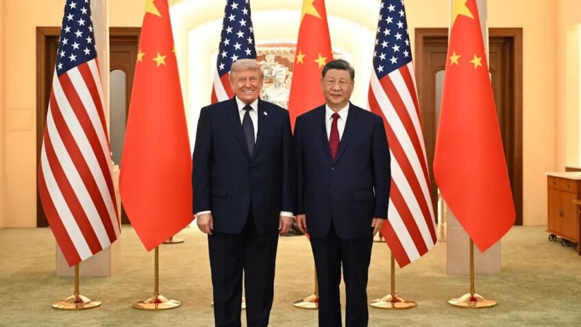 Trump e Xi realizaram reunião de 2 horas e meia no Grande Salão do Povo, em Pequim