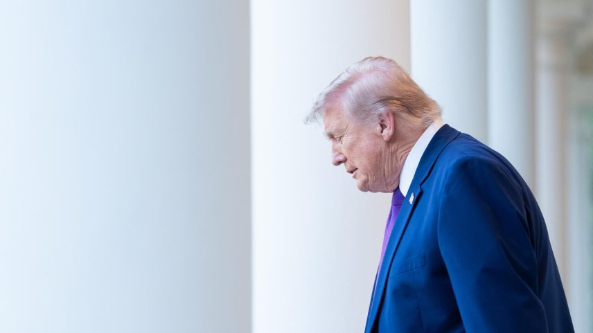 O presidente americano, Donald Trump, em evento na Casa Branca (Foto: AARON SCHWARTZ/EFE/EPA)