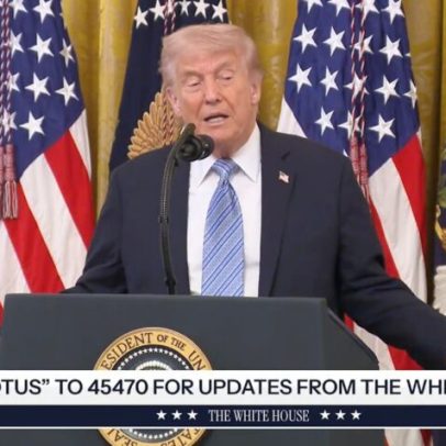 Trump afirma que pesquisas de desaprovação são falsas