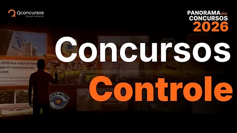 Concurso de Controle e Gestão abre inscrições