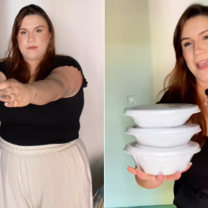 Jovem com condição rara explica improviso para carregar objetos