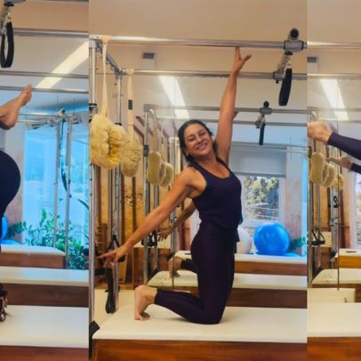 Dira Paes volta ao Pará após fim das gravações de Três Graças e pratica pilates