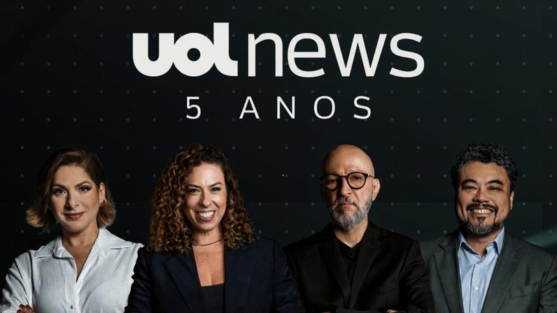 O UOL News vai comemorar cinco anos no ar com uma edição especial ao vivo