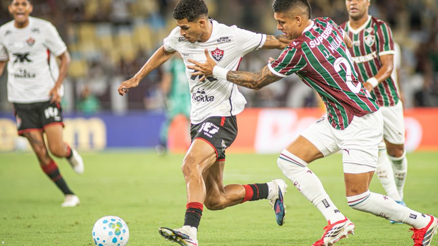 Renê em Fluminense x Vitória — Foto: Victor Ferreira / EC Vitória