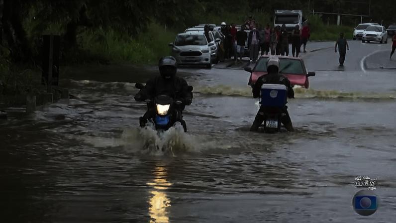 Alagamentos e outros desastres naturais no Brasil — Foto: reprodução/TV Globo