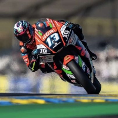 Celestino Vietti lidera TL1 no GP da Catalunha de Moto2