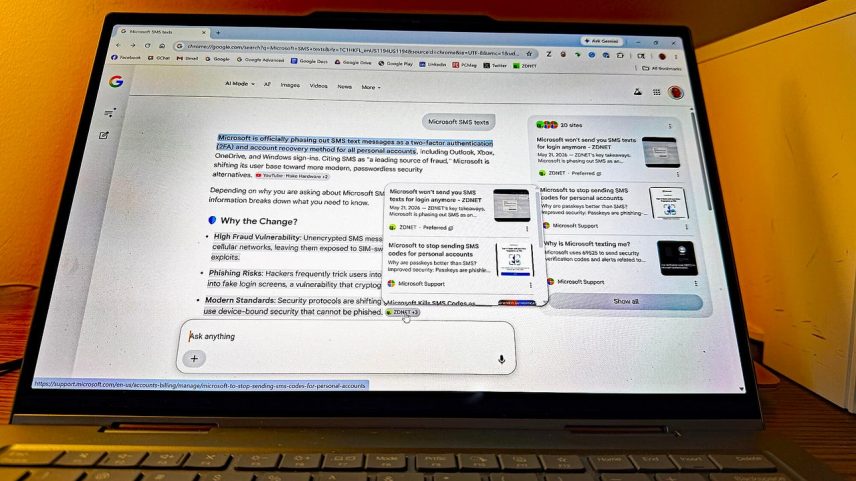 View a preferred source in a Google AI search