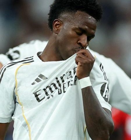 Vinícius Jr. festejou 21 gols e 14 assistências pelo Real Madrid nesta temporada