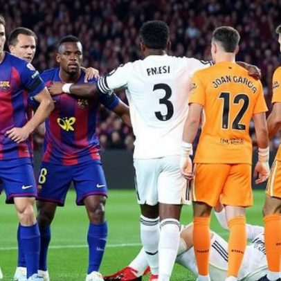 La Liga denuncia insultos a Vinicius Júnior no clássico contra o Barcelona