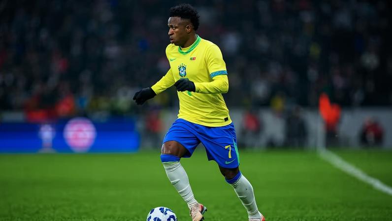 Vinicius Júnior é um dos convocados para a Copa do Mundo 2026 — Foto: Getty Images