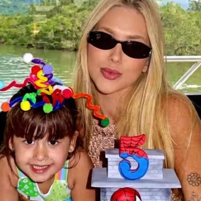Virginia comemora aniversário de 5 anos de Maria Alice com declaração Te amo