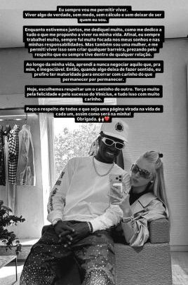 Fim de relacionamento entre Virginia e Vini Jr.: o que se sabe