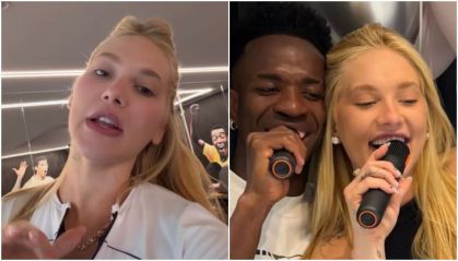 Virginia se irrita com Vini Jr.
