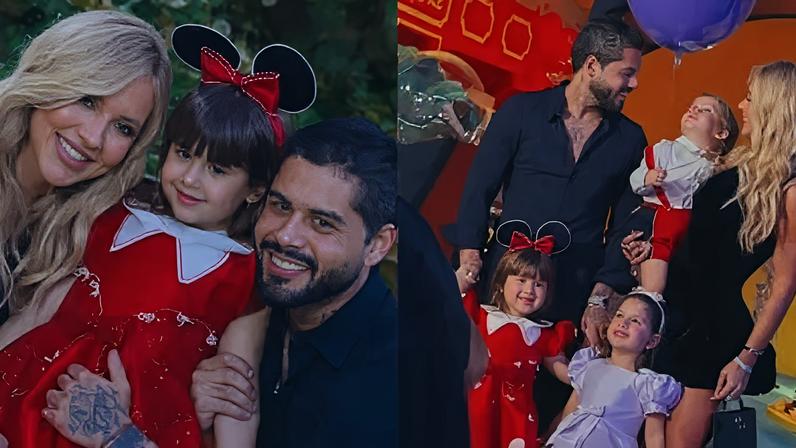 Zé Felipe compartilha vídeos com Virginia e os filhos
