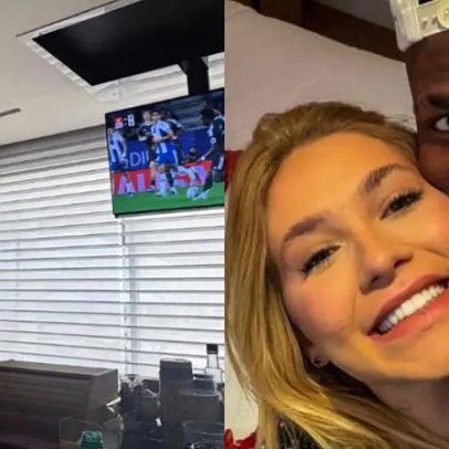 Virginia assiste a jogo de Vini Jr. em meio a rumores de término