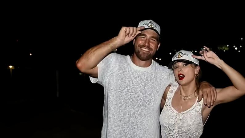 Travis Kelce e Taylor Swift — Foto: Reprodução/Instagram