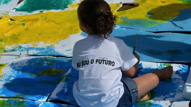 Brasília (DF), 28/09/2024 - Criança em creche. Foto: Wilson Dias/Agência Brasil
