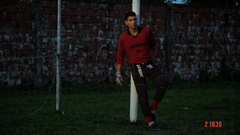 Goleiro Weverton, do Grêmio, conversou com a imprensa sobre convocação para a Copa do Mundo 2026 — Foto: Rafael Favero/ge