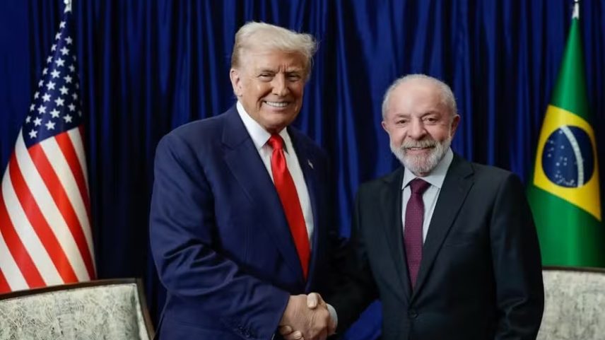Lula se reúne com Trump na Malásia — Foto: Divulgação
