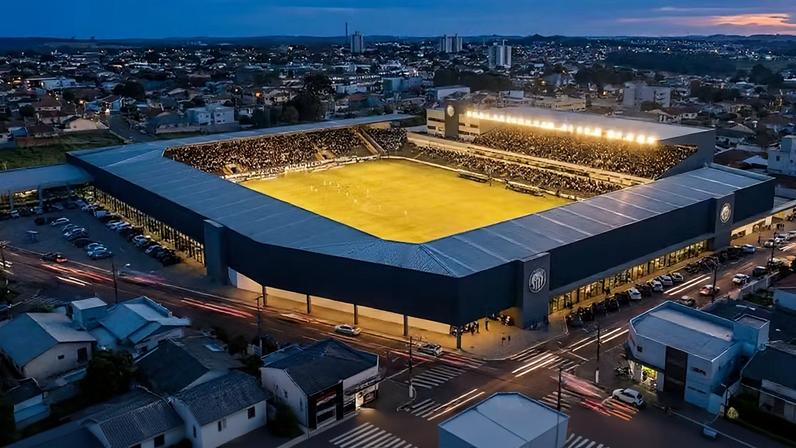 Operário-PR divulga projeto para reforma do estádio Germano Krüger — Foto: Divulgação/Operário-PR