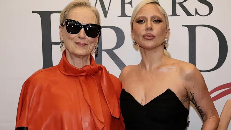 Meryl Streep e Lady Gaga — Foto: GettyImages
