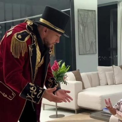 Neymar participa de momento afetuoso com a filha Mavie