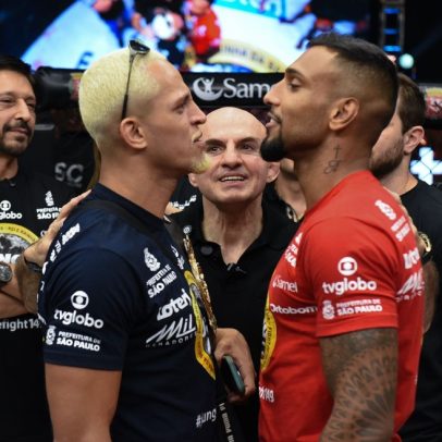 Ernane e Guilherme se provocam antes da semifinal do Fight do Milhão