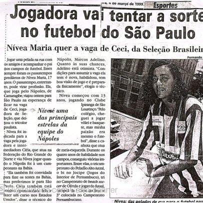 Nívia de Lima, pioneira e símbolo de luta das mulheres no futebol masculino