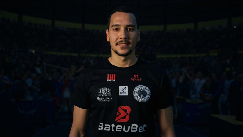 Bryan, do Guarulhos, foi o maior pontuador da Superliga masculina 2025/26 — Foto: David Abramvezt