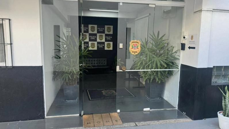 3ª Delegacia de Polícia Civil que investiga escândalos no São Paulo — Foto: Eder Traskini/ge.globo